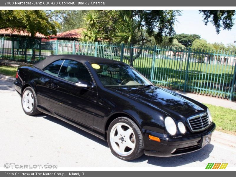 Black / Charcoal 2000 Mercedes-Benz CLK 430 Cabriolet