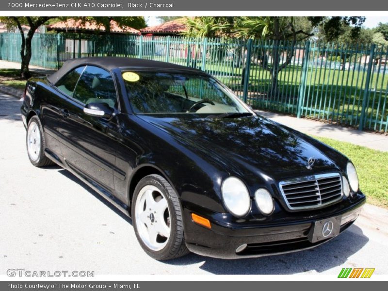Black / Charcoal 2000 Mercedes-Benz CLK 430 Cabriolet