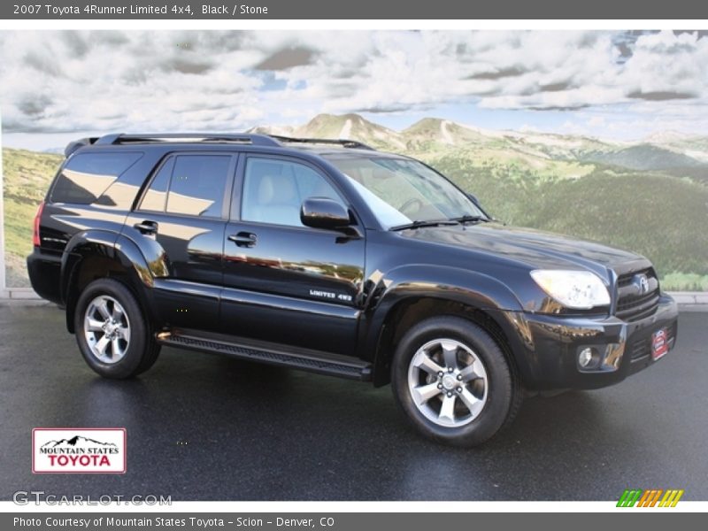 Black / Stone 2007 Toyota 4Runner Limited 4x4