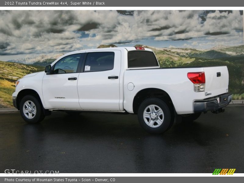 Super White / Black 2012 Toyota Tundra CrewMax 4x4