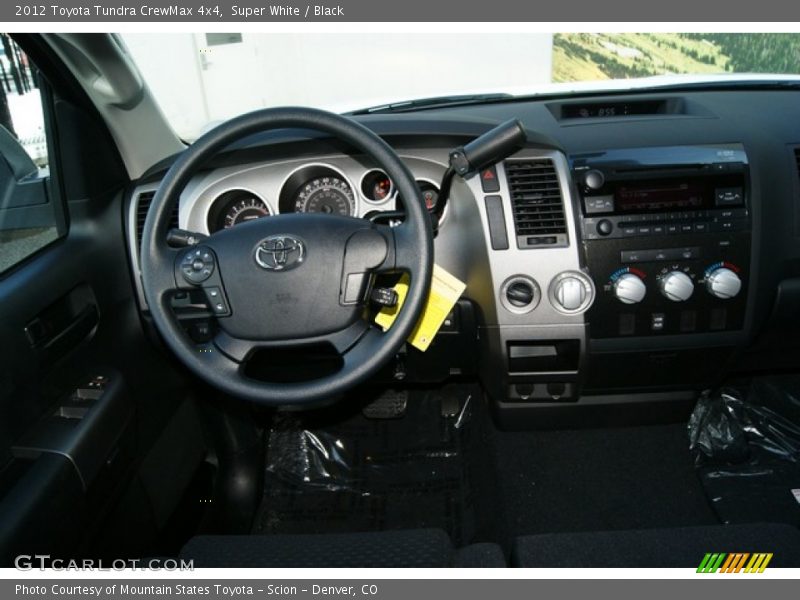 Super White / Black 2012 Toyota Tundra CrewMax 4x4