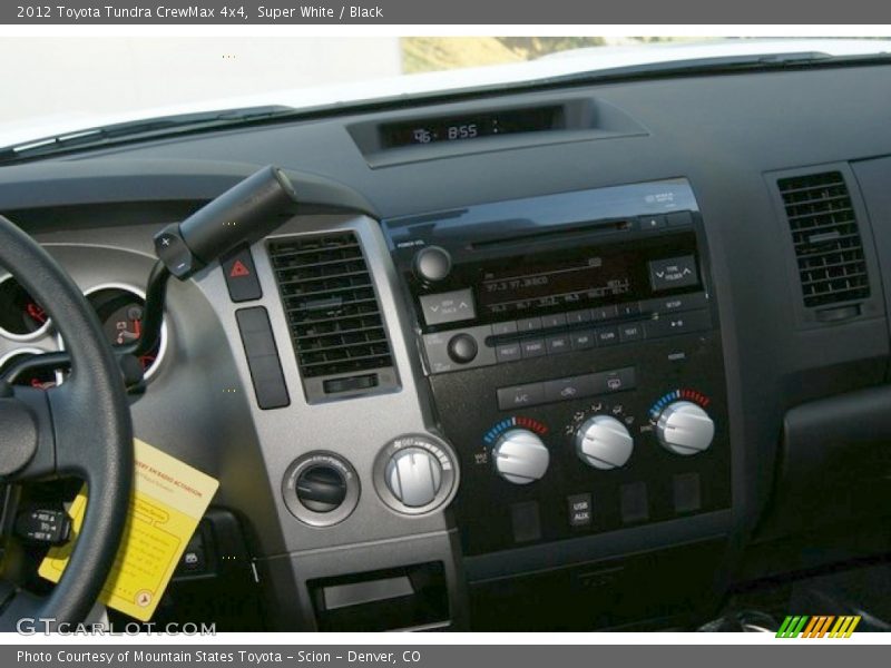 Super White / Black 2012 Toyota Tundra CrewMax 4x4