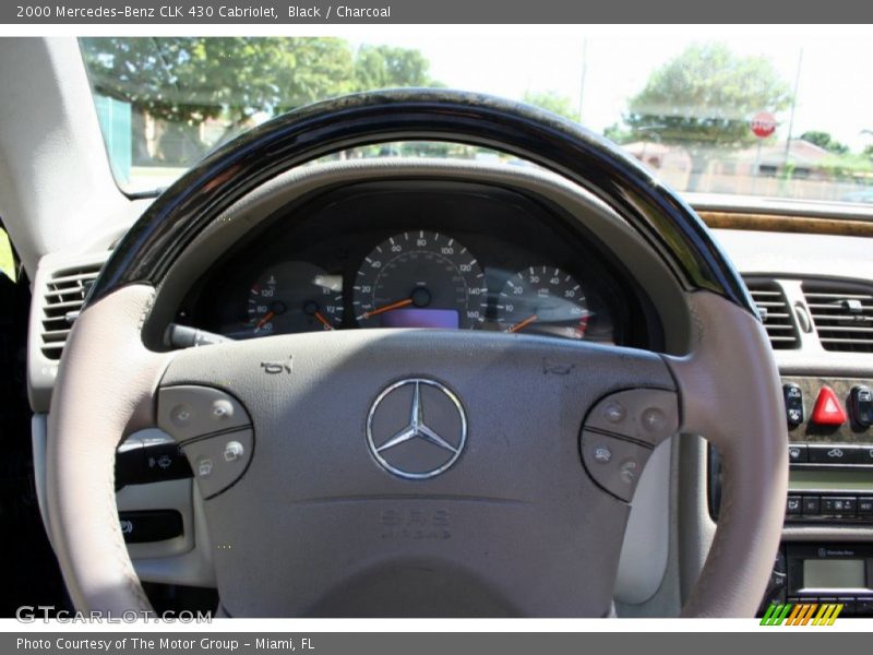 Black / Charcoal 2000 Mercedes-Benz CLK 430 Cabriolet