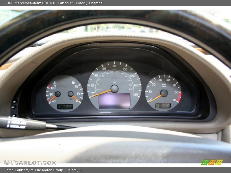  2000 CLK 430 Cabriolet 430 Cabriolet Gauges