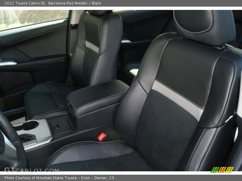 Barcelona Red Metallic / Black 2012 Toyota Camry SE