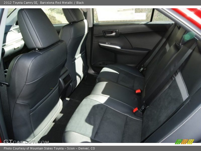 Barcelona Red Metallic / Black 2012 Toyota Camry SE