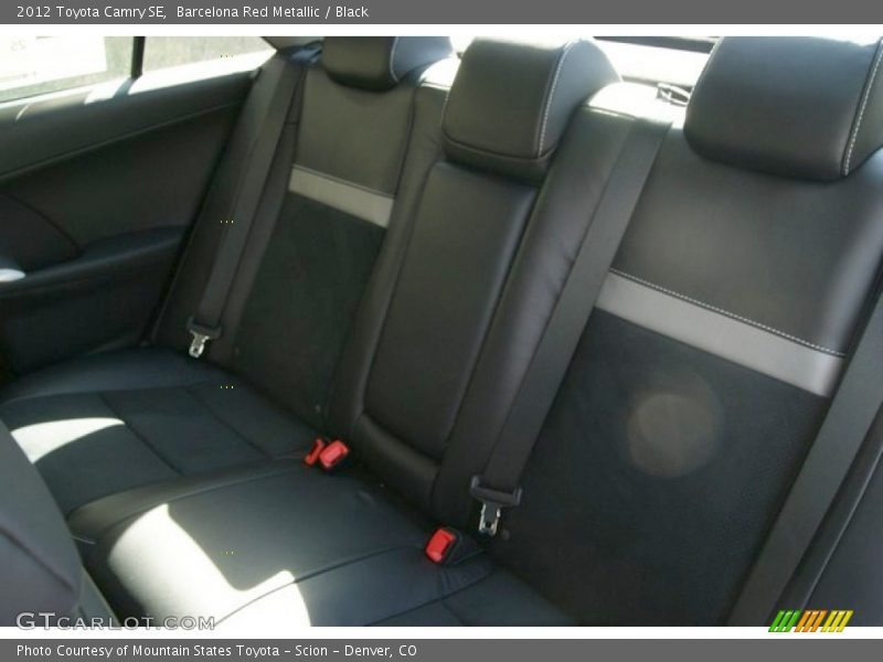 Barcelona Red Metallic / Black 2012 Toyota Camry SE