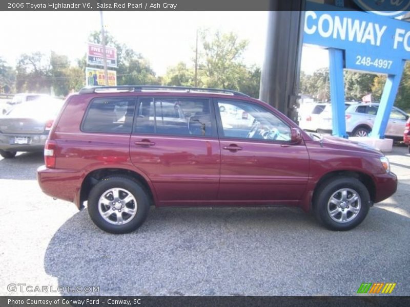 Salsa Red Pearl / Ash Gray 2006 Toyota Highlander V6