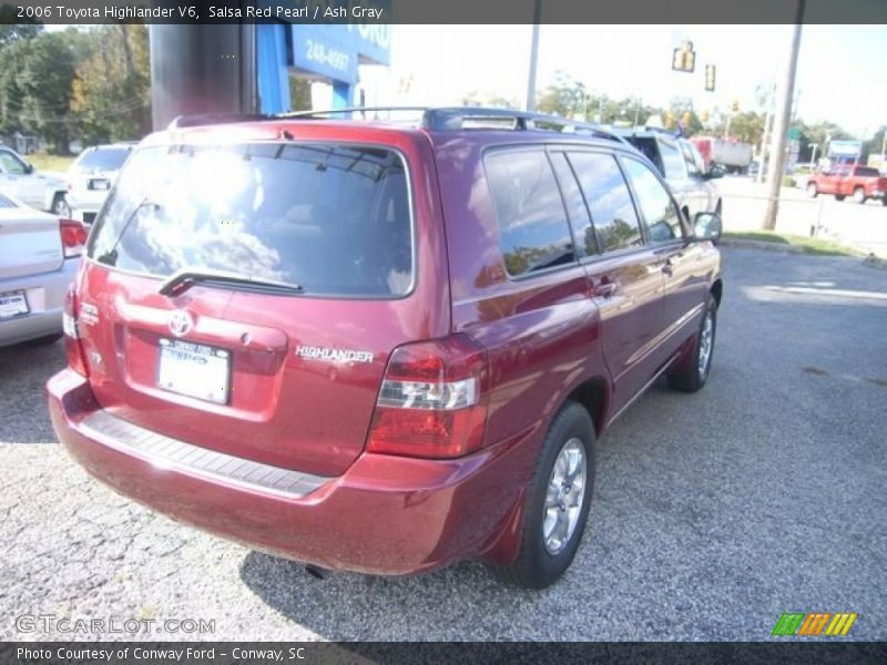 Salsa Red Pearl / Ash Gray 2006 Toyota Highlander V6