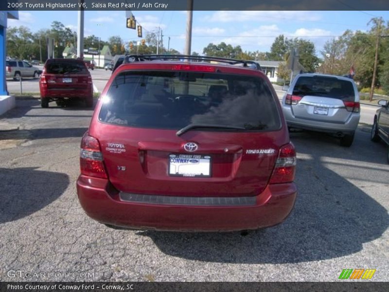 Salsa Red Pearl / Ash Gray 2006 Toyota Highlander V6
