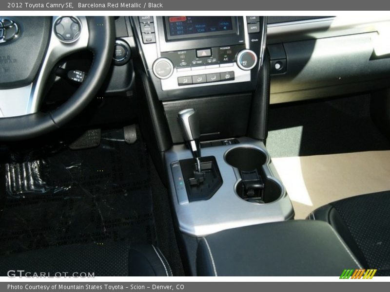 Barcelona Red Metallic / Black 2012 Toyota Camry SE