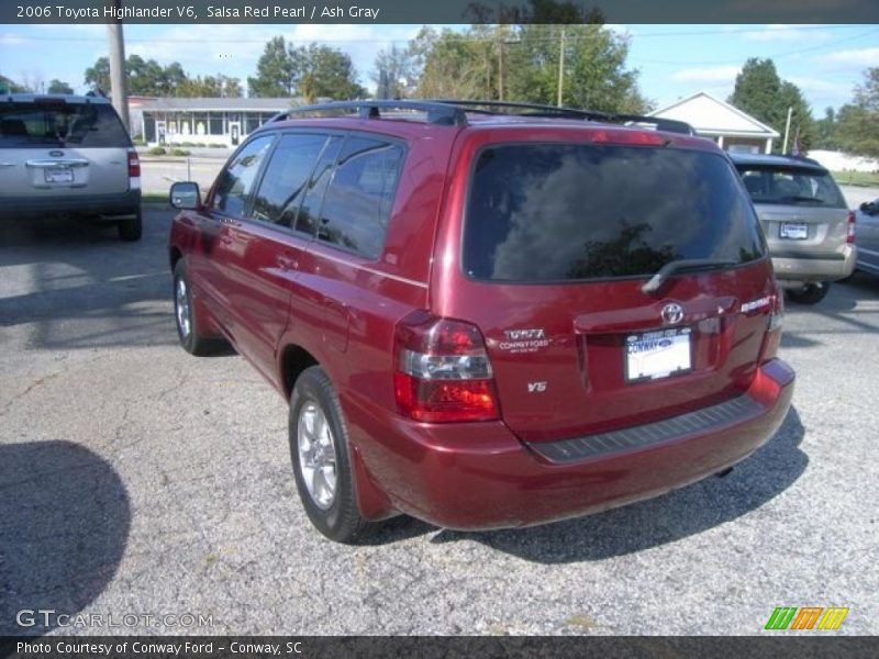 Salsa Red Pearl / Ash Gray 2006 Toyota Highlander V6