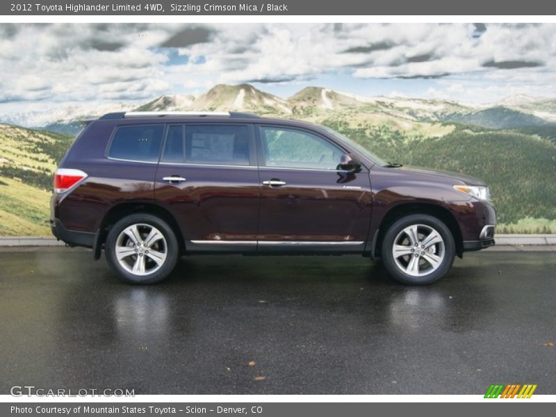 2012 Highlander Limited 4WD Sizzling Crimson Mica