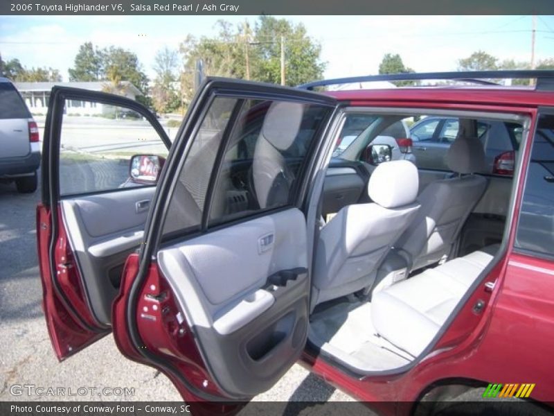 Salsa Red Pearl / Ash Gray 2006 Toyota Highlander V6