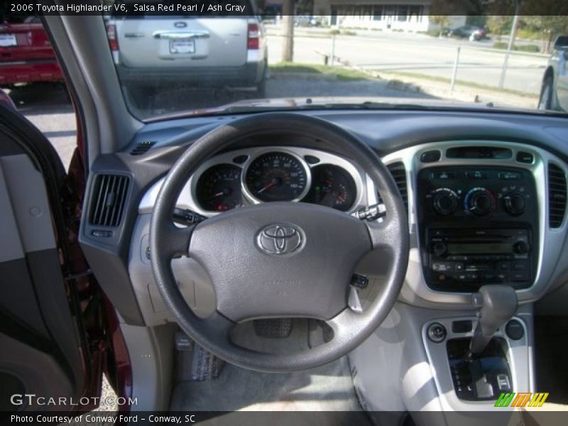 Salsa Red Pearl / Ash Gray 2006 Toyota Highlander V6