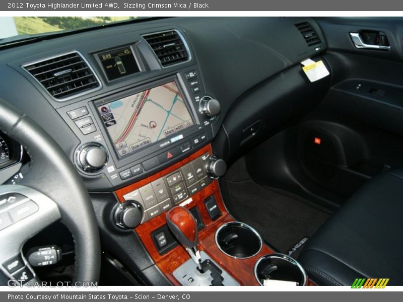 Controls of 2012 Highlander Limited 4WD