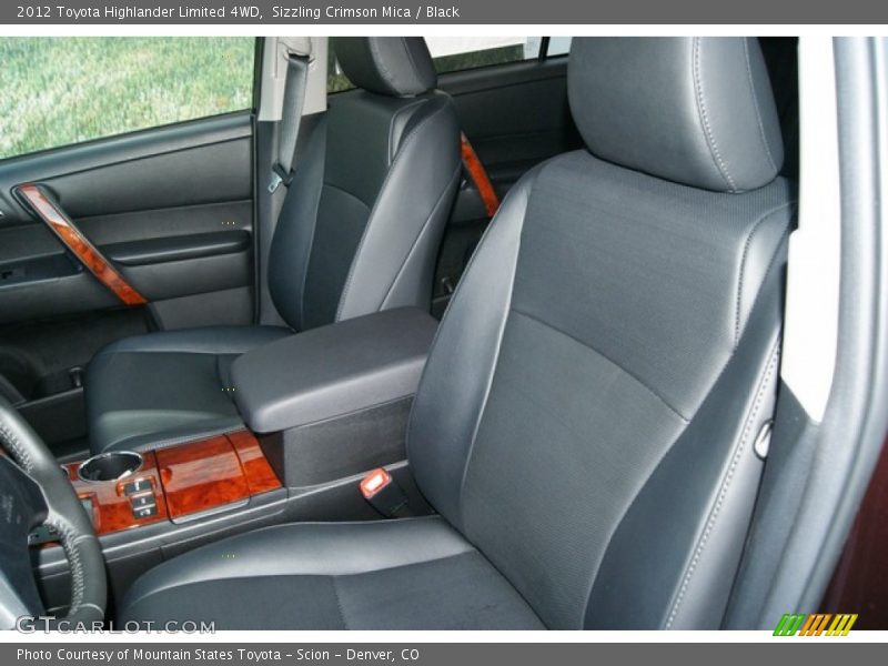 Sizzling Crimson Mica / Black 2012 Toyota Highlander Limited 4WD
