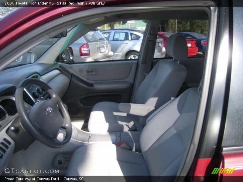 Salsa Red Pearl / Ash Gray 2006 Toyota Highlander V6