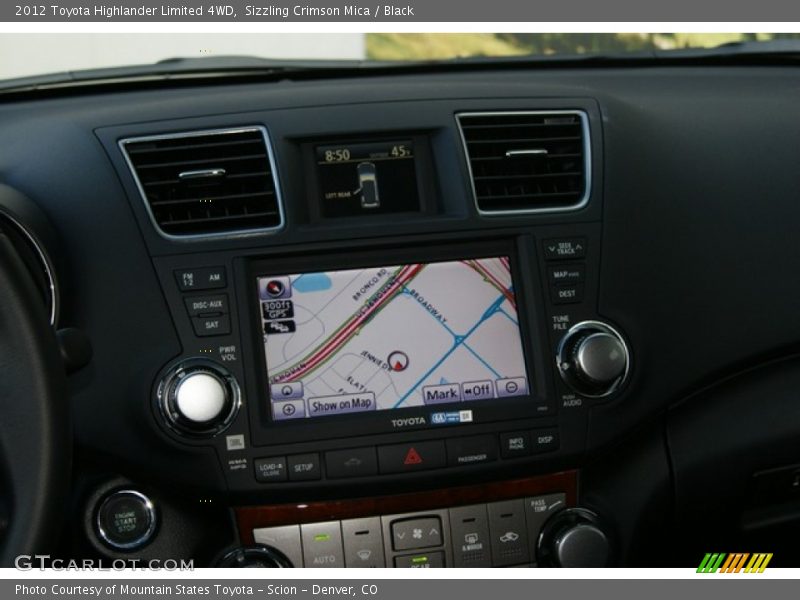 Sizzling Crimson Mica / Black 2012 Toyota Highlander Limited 4WD