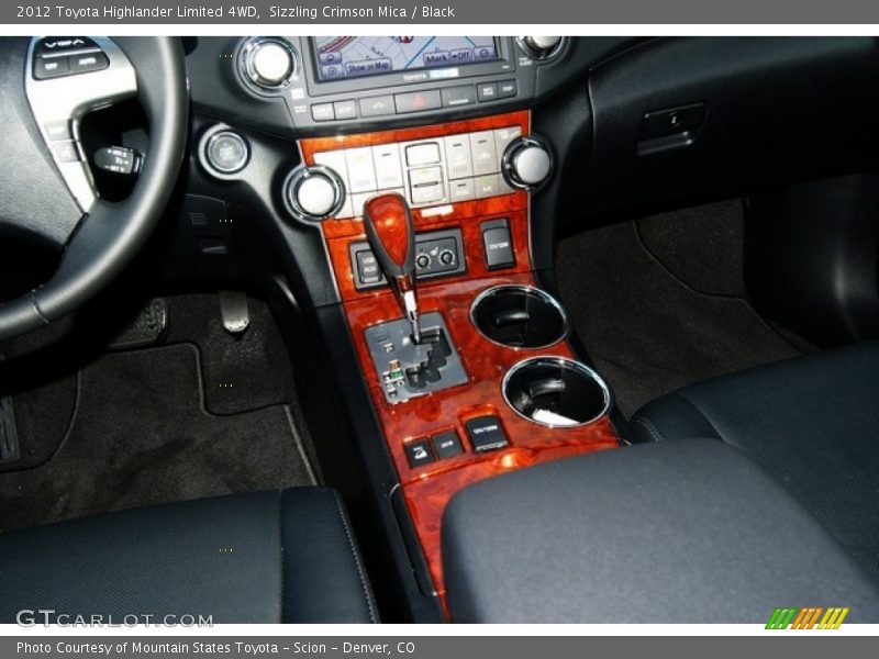 Sizzling Crimson Mica / Black 2012 Toyota Highlander Limited 4WD
