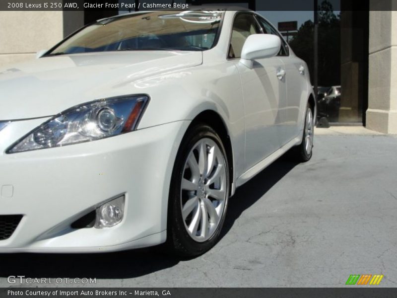 Glacier Frost Pearl / Cashmere Beige 2008 Lexus IS 250 AWD