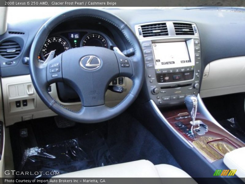 Glacier Frost Pearl / Cashmere Beige 2008 Lexus IS 250 AWD