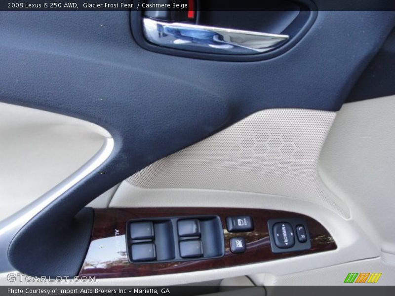 Glacier Frost Pearl / Cashmere Beige 2008 Lexus IS 250 AWD