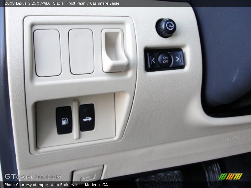 Glacier Frost Pearl / Cashmere Beige 2008 Lexus IS 250 AWD