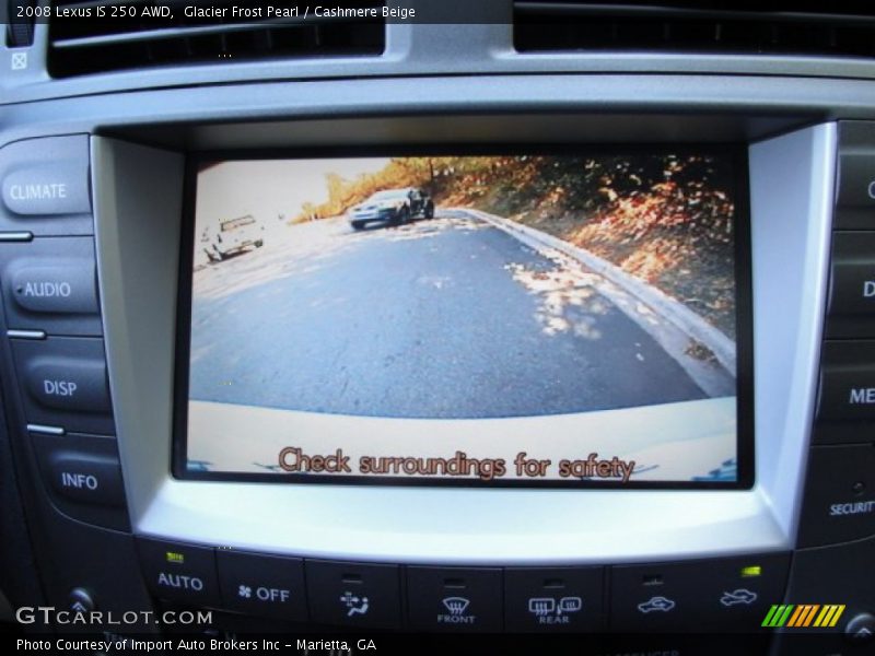 Glacier Frost Pearl / Cashmere Beige 2008 Lexus IS 250 AWD