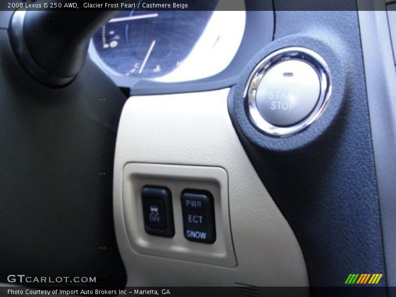 Glacier Frost Pearl / Cashmere Beige 2008 Lexus IS 250 AWD