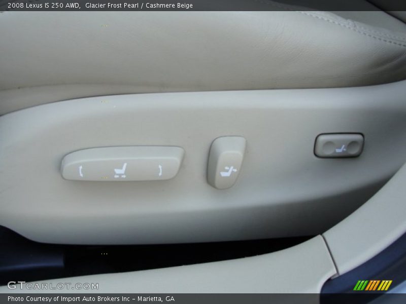 Glacier Frost Pearl / Cashmere Beige 2008 Lexus IS 250 AWD