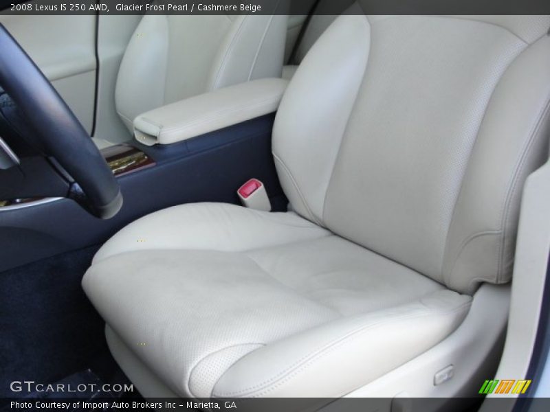 Glacier Frost Pearl / Cashmere Beige 2008 Lexus IS 250 AWD