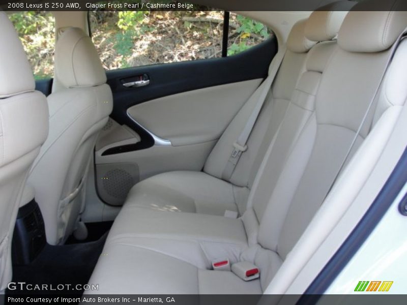 Glacier Frost Pearl / Cashmere Beige 2008 Lexus IS 250 AWD