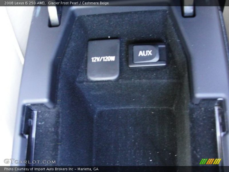 Glacier Frost Pearl / Cashmere Beige 2008 Lexus IS 250 AWD