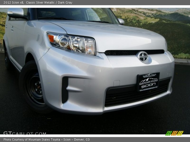 Classic Silver Metallic / Dark Gray 2012 Scion xB