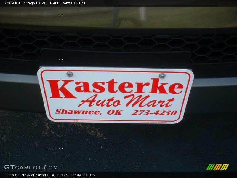 Metal Bronze / Beige 2009 Kia Borrego EX V6