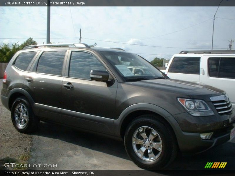 Metal Bronze / Beige 2009 Kia Borrego EX V6