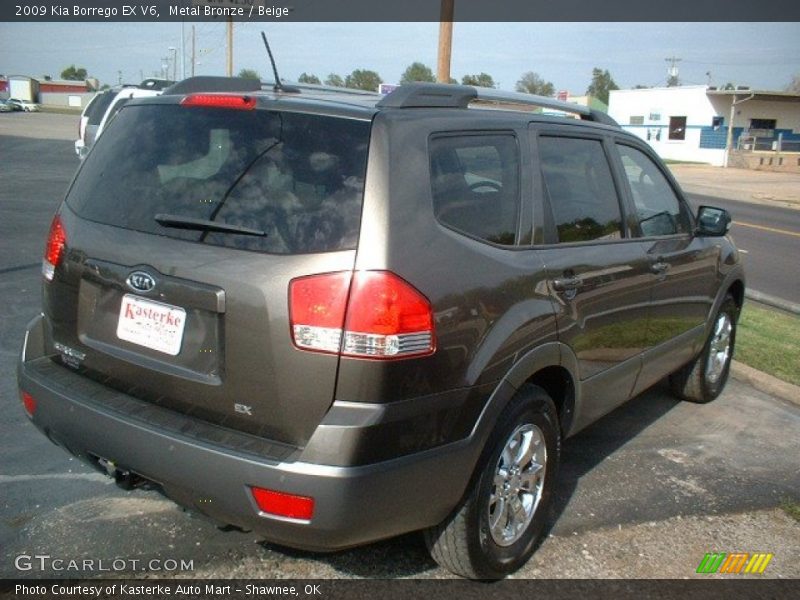 Metal Bronze / Beige 2009 Kia Borrego EX V6
