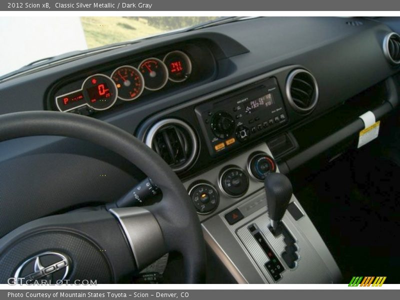 Dashboard of 2012 xB 