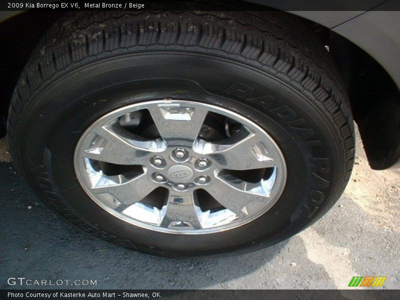 Metal Bronze / Beige 2009 Kia Borrego EX V6