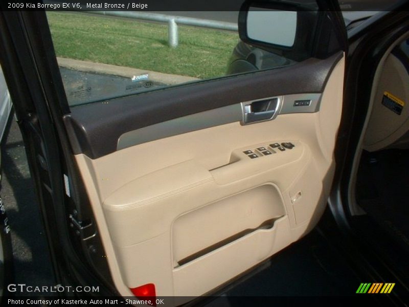 Metal Bronze / Beige 2009 Kia Borrego EX V6