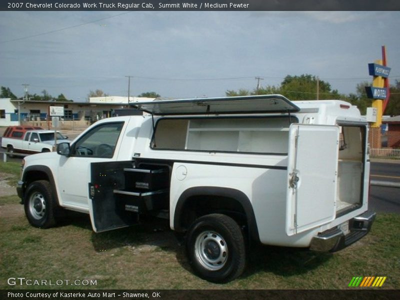 Summit White / Medium Pewter 2007 Chevrolet Colorado Work Truck Regular Cab