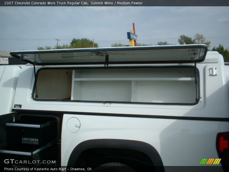 Summit White / Medium Pewter 2007 Chevrolet Colorado Work Truck Regular Cab