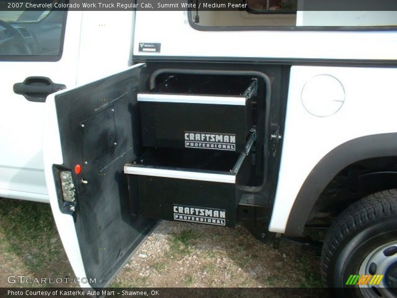 Summit White / Medium Pewter 2007 Chevrolet Colorado Work Truck Regular Cab