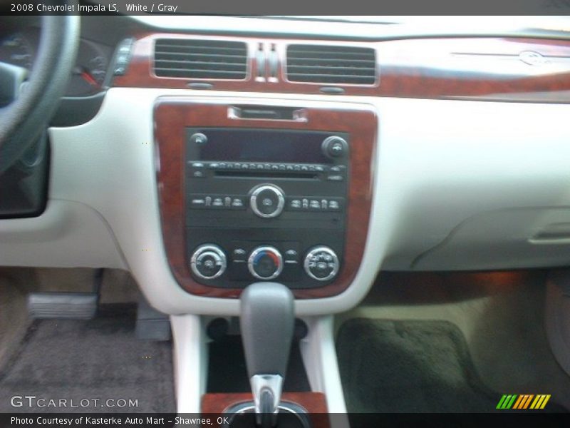 White / Gray 2008 Chevrolet Impala LS