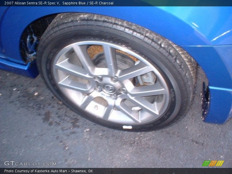 Sapphire Blue / SE-R Charcoal 2007 Nissan Sentra SE-R Spec V