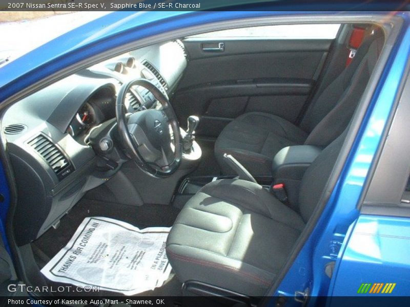  2007 Sentra SE-R Spec V SE-R Charcoal Interior