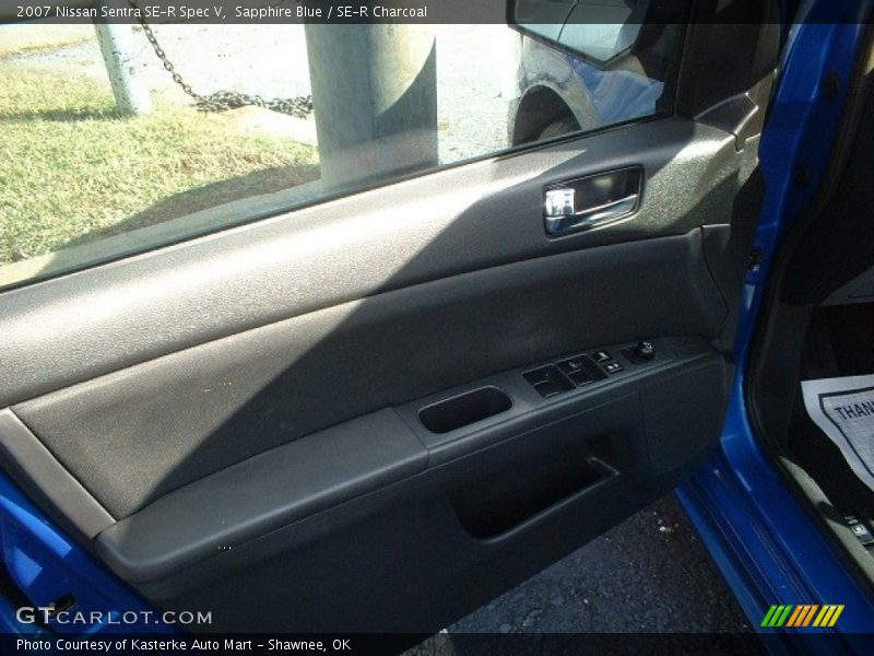 Sapphire Blue / SE-R Charcoal 2007 Nissan Sentra SE-R Spec V