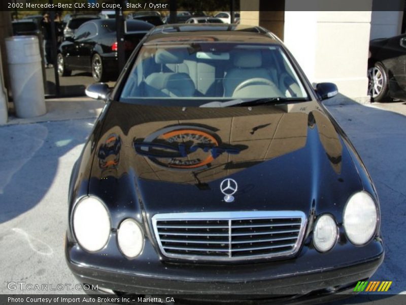 Black / Oyster 2002 Mercedes-Benz CLK 320 Coupe