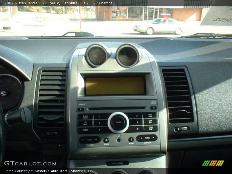 Sapphire Blue / SE-R Charcoal 2007 Nissan Sentra SE-R Spec V